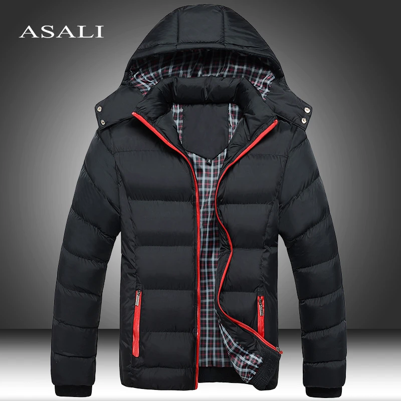 2021 Winter Men's Thick Coats Hooded Parkas Mens Jackets Warm Breathable Coat Male Overcoat Mens Brand Clothing 5XL