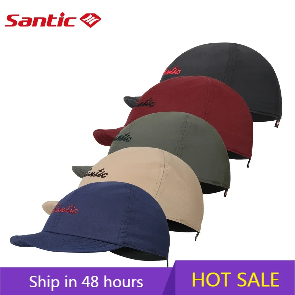 Santic Cycling Cap Sports Cycling Hats Outdoor MTB Road Bike Hats  Head Wear Hats Free Size