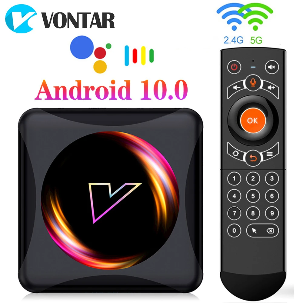 2021 VONTAR Z5 Smart TV Box Android 11 Android 10 4G 64GB RK3318 1080p 4K BT Google Play Youtube Media player TVBOX Set Top Box