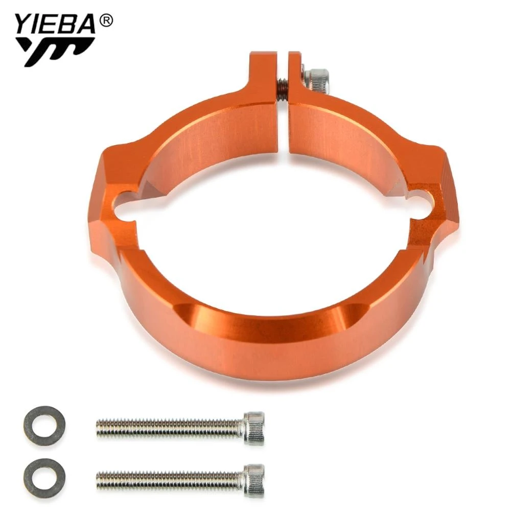 Exhaust Flange Guard Tip Muffler Pipe Clamp For KT M 250/ 300 XC/SX/XCW/Six Days/ TPI For Husqvarna 250/300 TE/TC/TX TC250 TX300