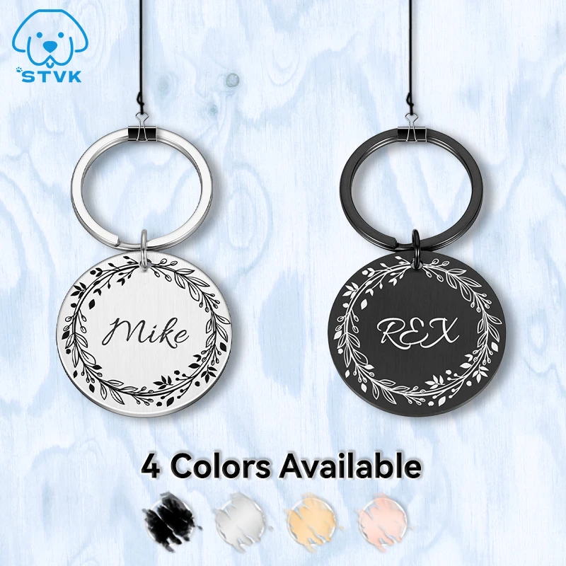 Personalized Dog Cat Pet ID Tags  Engraved Cat Puppy  Pet ID Name Number Address Collar Tag Pendant Pet Accessories