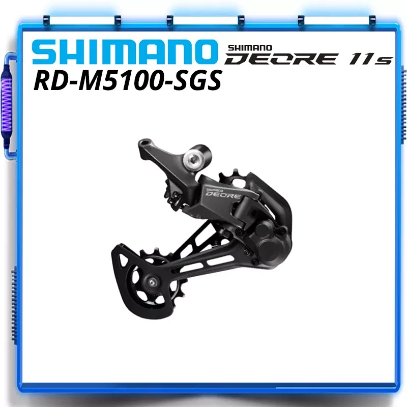 SHIMANO DEORE RD M5100 SGS 11s Rear Derailleur RD-M5100 SHIMANO MTB mountain bike bicycle SHADOW RD 1x11 speed 11v