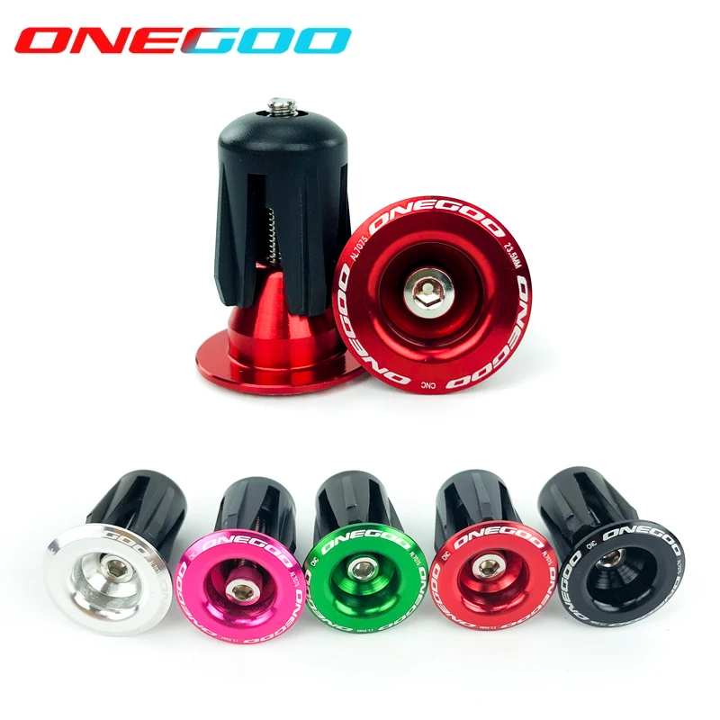 1 Pair Bicycle Grip Handlebar End Cap 19g Aluminium Alloy Lock MTB Mountain Bicycle Handle Bar Grips End Plugs Bike Accessries