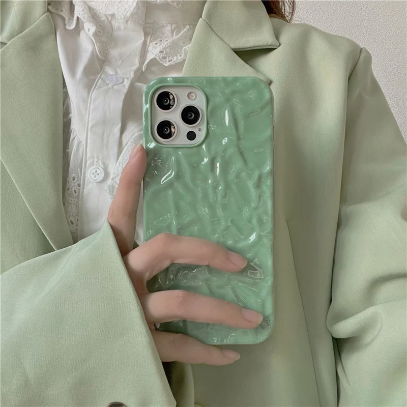 Retro matcha green tea art summer cool Japanese Phone Case For iPhone 13 12 11 Pro Max Xs Max XR 7 8 Plus 7Plus case Cute Cover