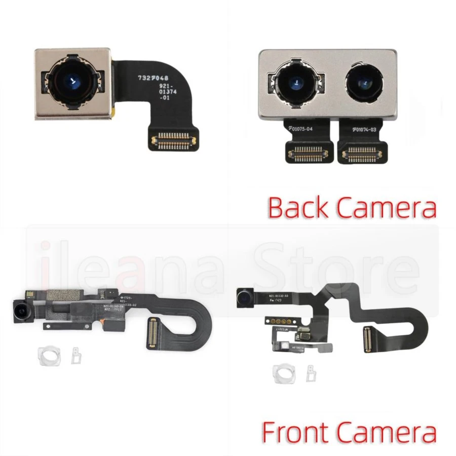 Original Front Camera Flex For iPhone 6 6s 7 8 Plus 5S SE 2 2020 SE2 Light Proximity Sensor Top Face Front Camera Flex Cable