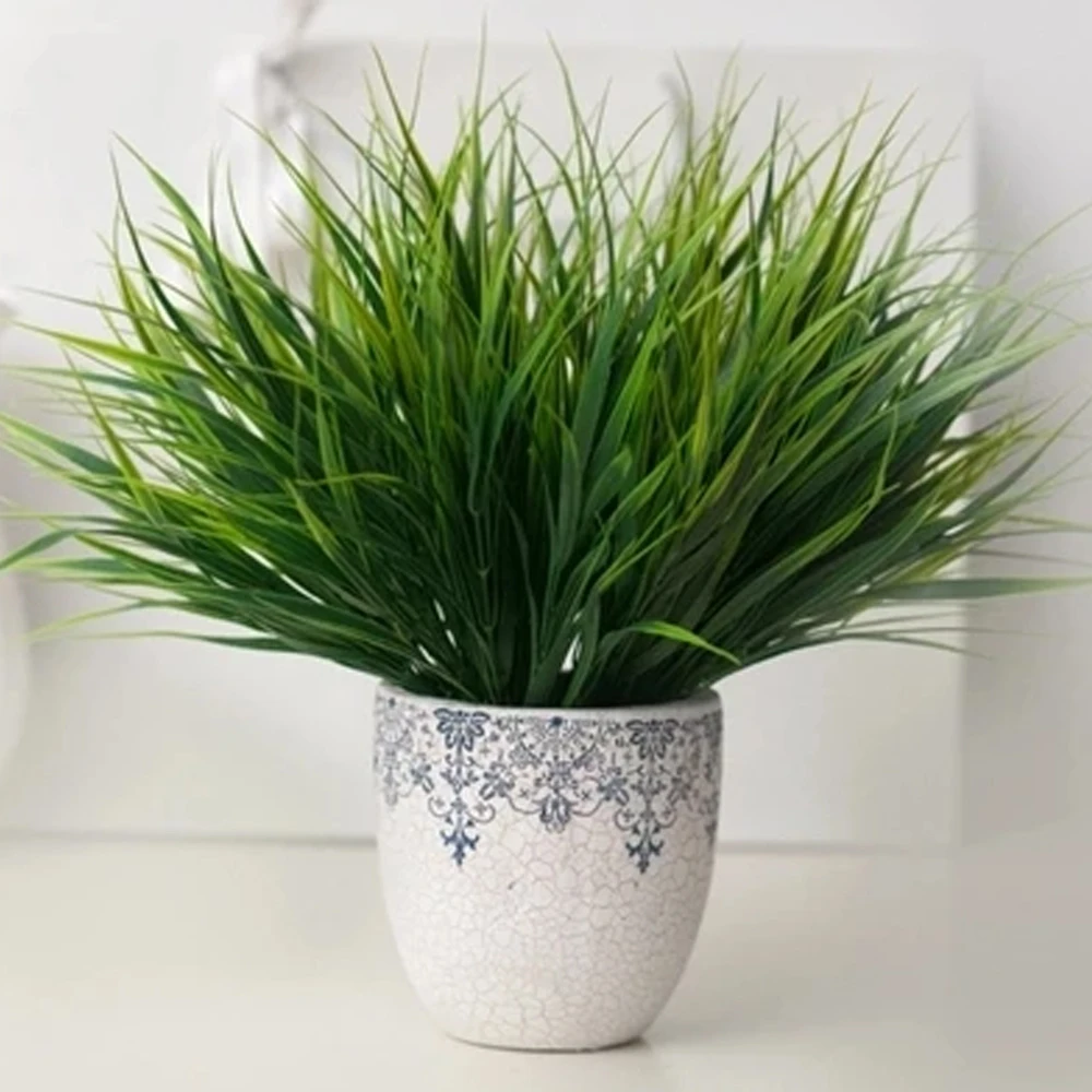 1 Piece Green Grass Artificial Plants Plastic Flowers Household Wedding Spring Summer Living Room Decor P20