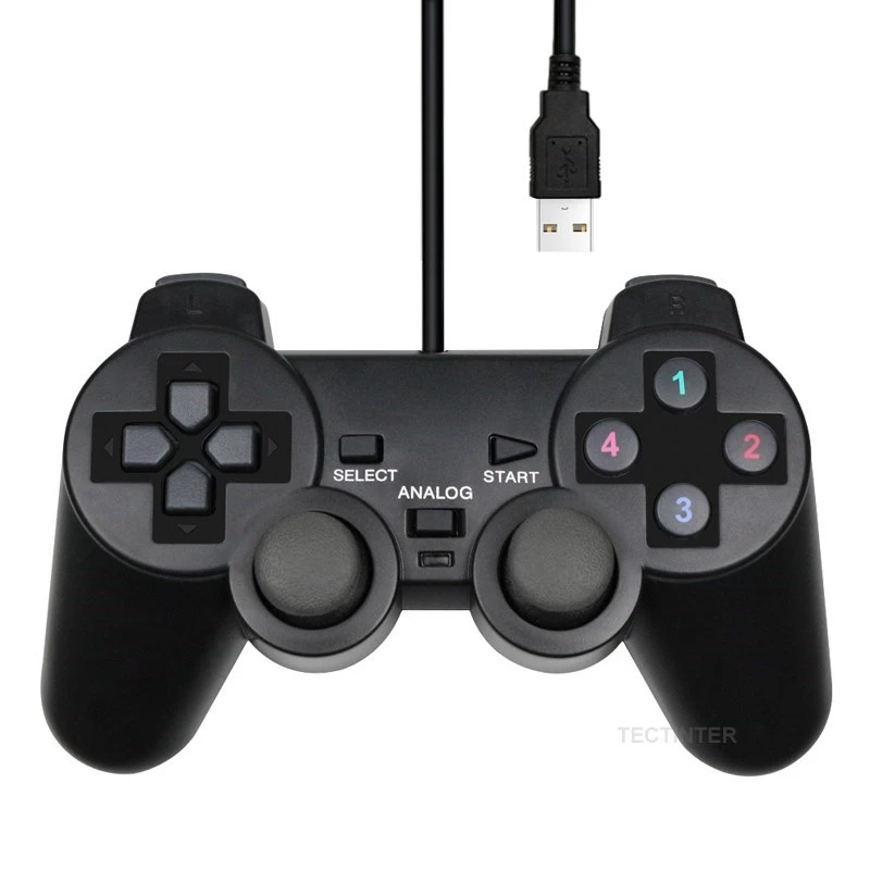 PC Controller USB Wired PC Joystick For PC Windows Game Joypad Gamepad For WinXP/Win7/Win8/Win10 For Vista