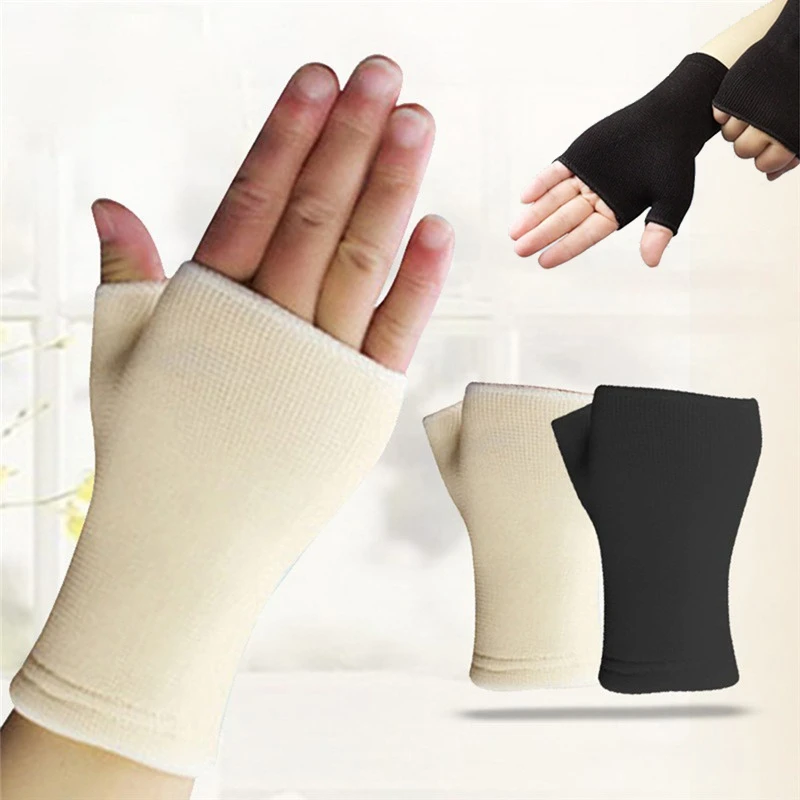 1Pair Ultrathin Ventilate Wrist Guard Arthritis Brace Sleeve Support Glove Elastic Palm Hand Wrist Supports