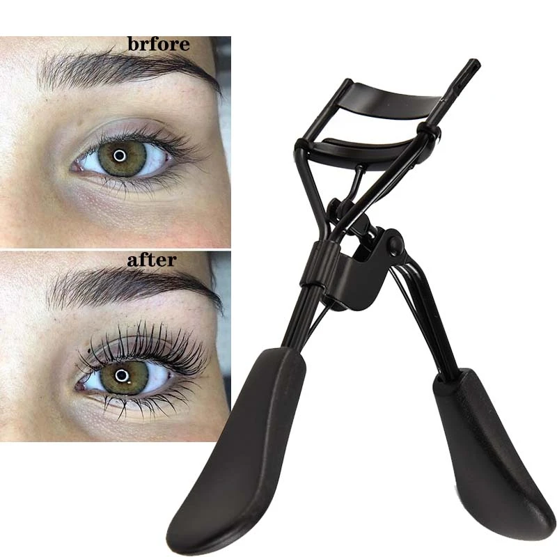 Eyelash Curler Eyelash Curler Tweezers Curved Handle Does Not Hurt Eyelashes Long-lasting Curling Eye Makeup Cosmetic Tools