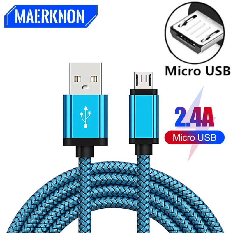 1/2/3 Meter Micro USB Phone Cable Android Charger Cable Kabel Micro USB Charging Wire Cord for Xiaomi Redmi 5 Plus 8 7 6 6A S2