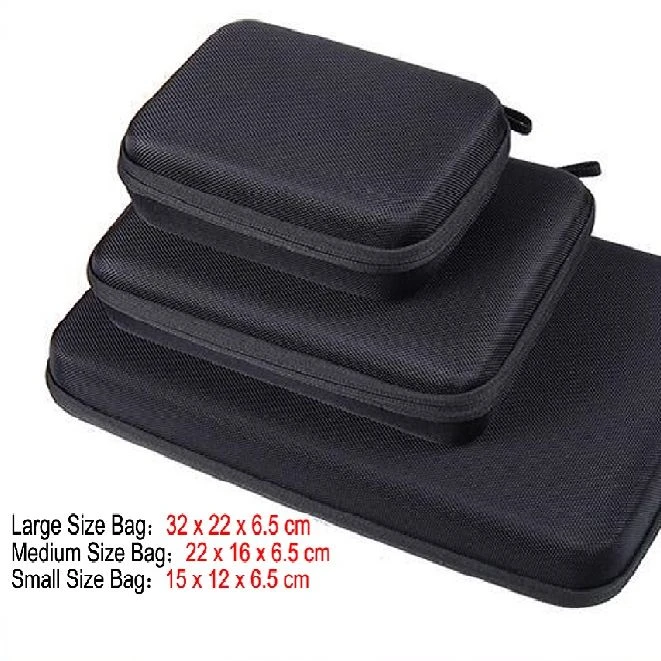 Portable Carry Case Small Medium Large Size Accessory Anti-shock Storage Bag for Hero 3/4 SJCAM M20 SJ6 SJ7 Action Camera