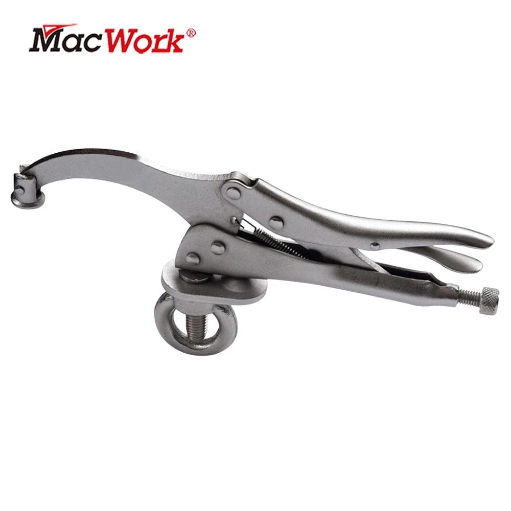 9in. Drill Press Vice Clamp Woodworking Holding With Lock and Release Lever Locking Pliers