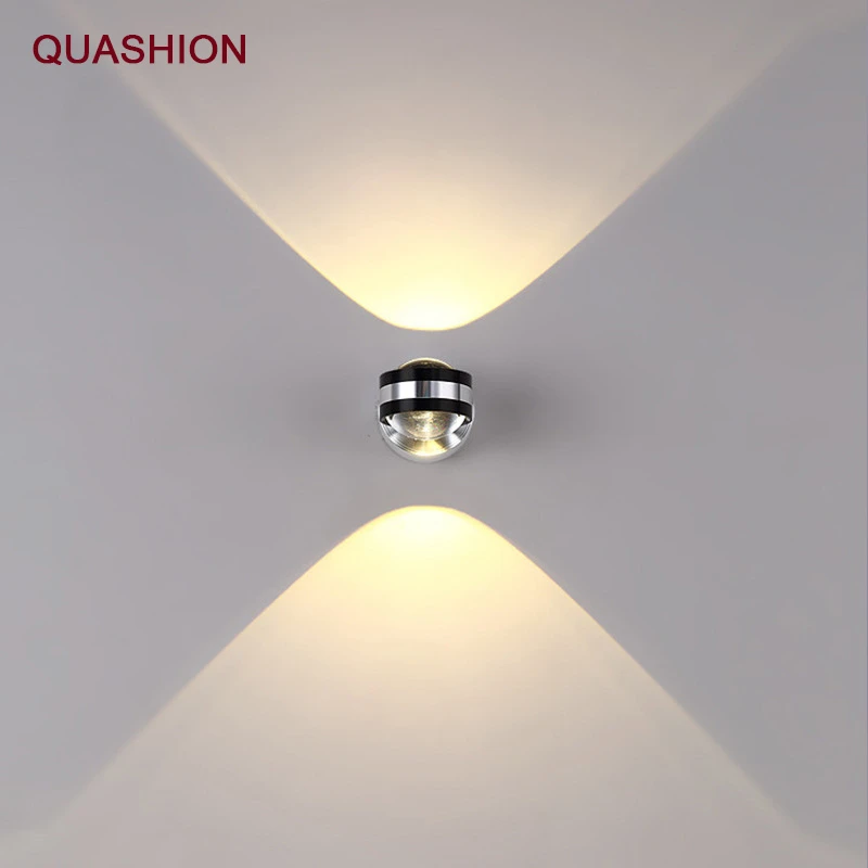 modern Up down wall lamp led indoor hotel decoration light living room bedroom bedside TV background picture Sconce lamps