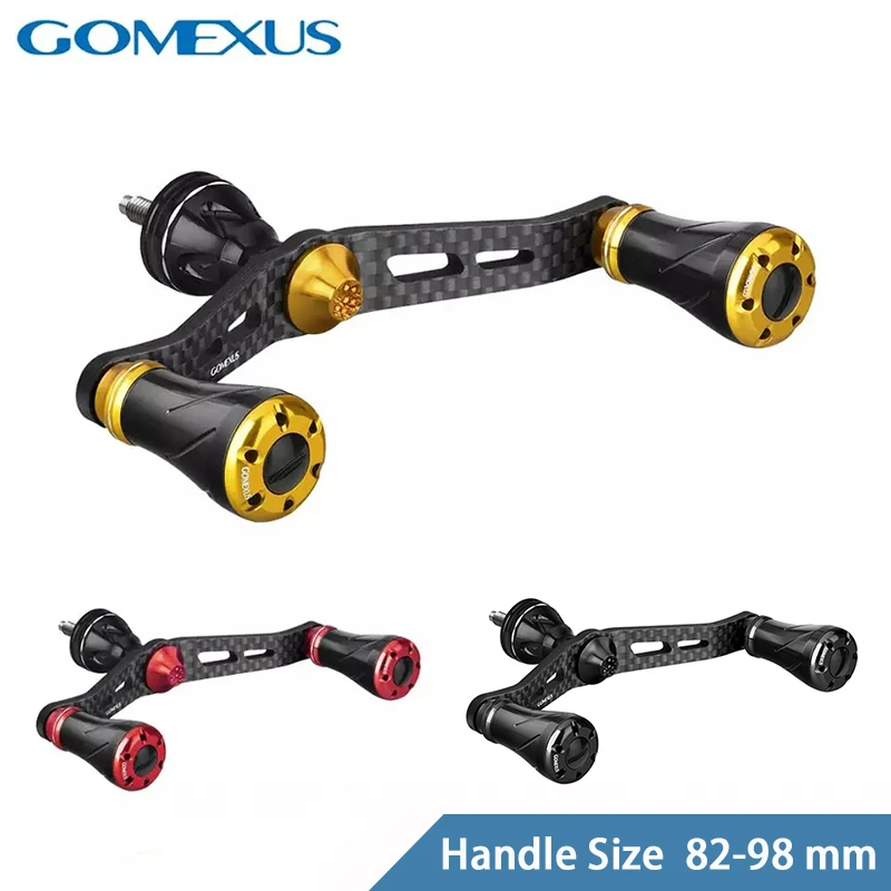 Gomexus Spinning Carbon Reel Handle Eging For Shimano Vanford Stradic Twinpower , 72mm 98mm Tunning Handle