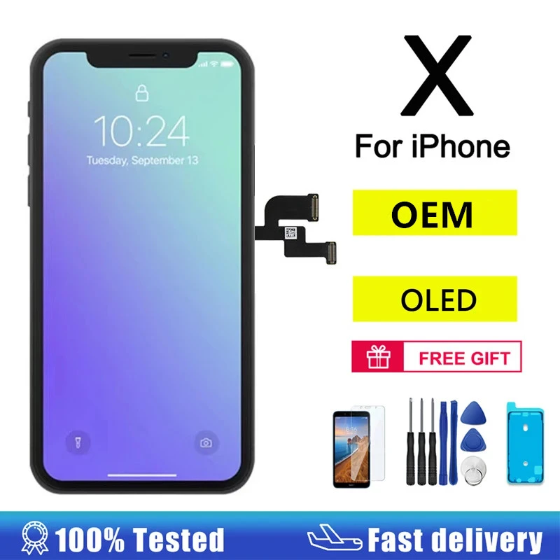Original OLED For Iphone X LCD Display with 3D Touch Assembly Replacement For Iphone XR XS 11 Pro Max Tianma LCD Screen Display