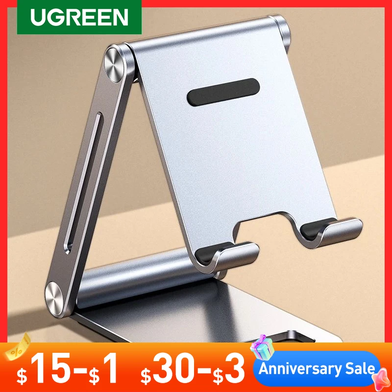 UGREEN Phone Holder Stand Aluminum Cell Phone Stand Tablet Stand Support Mobile Phone For iPhone 13 12 Xiaomi Samsung Huawei