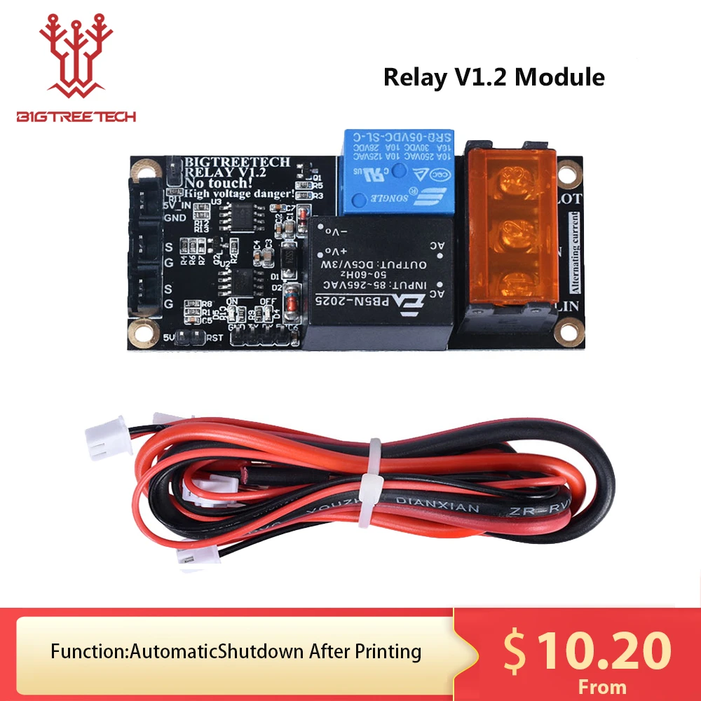 BIGTREETECH Relay V1.2 Module impresora 3D Printer Power Monitoring Module For SKR V1.3 PRO E3 cr10 extruder 3D Printer Parts