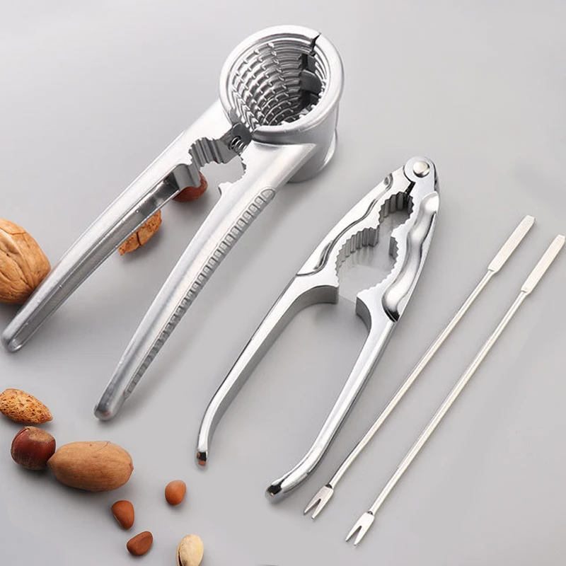 Kitchen Nut Sheller Clip Tool Clamp Plier Cracker Zinc Alloy Nutcracker Sheller Crack almond Walnut Pecan Hazelnut Filbert Nut