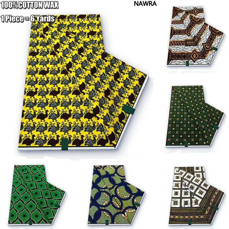 ankara wax fabric 2021 high quality african wax print fabric 100% cotton soft african guaranteed veritable real wax for dresses
