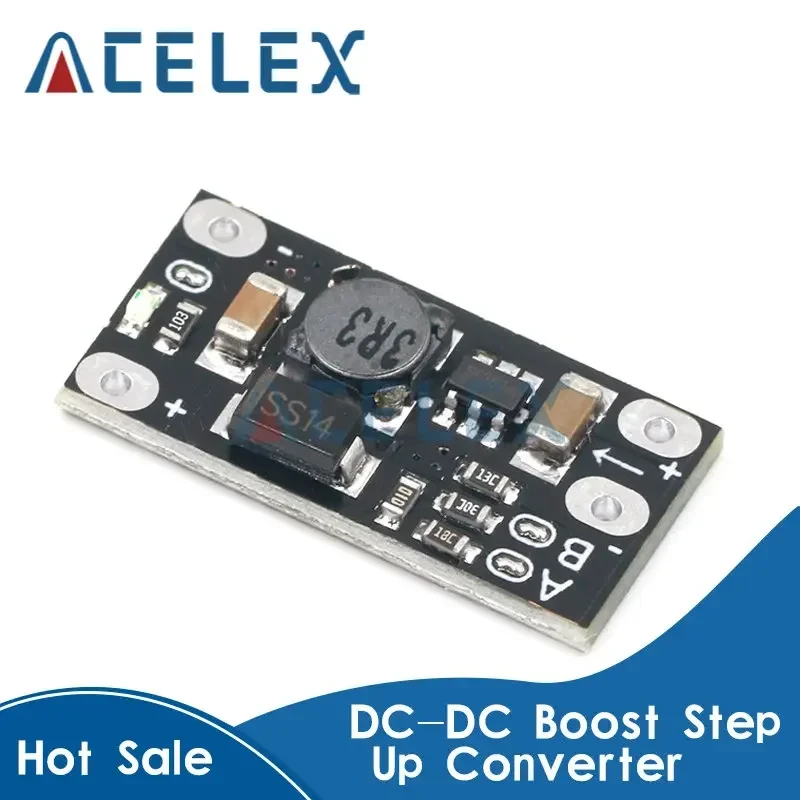 Mini DC-DC Boost Step Up Converter 3V 3.2V 3.3V 3.7V 5V 9V to 12V Voltage Regulator PCB Board Module can set 5V/ 8V/ 9V