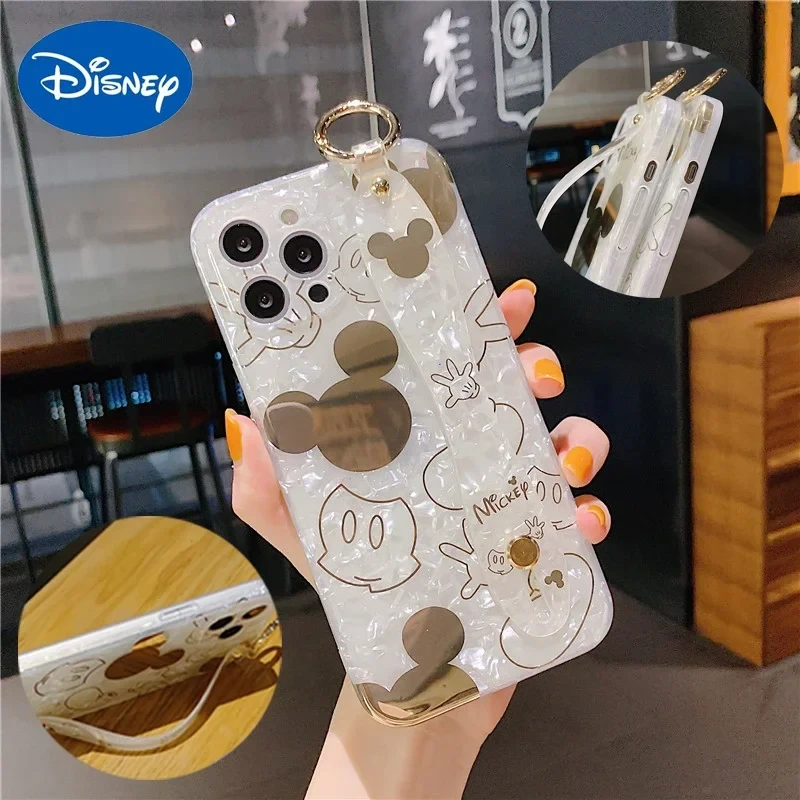 Disney Mickey Minnie Phone Case For iPhone 11 12 Pro Max 8 7 6 6s Plus Xr XsMax X Xs SE All-inclusive Drop and wear resistance