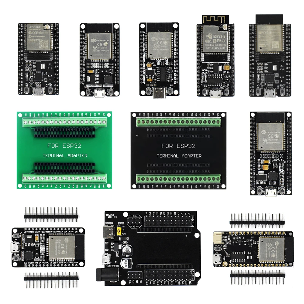 ESP32 Development Board WiFi and Bluetooth Ultra-Low Power Consumption Dual Core ESP-32 ESP-32S ESP 32 Similar ESP8266