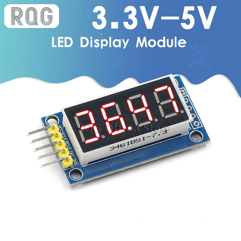 4 Bits Digital Tube LED Display Module Four Serial for Arduino 595 Driver