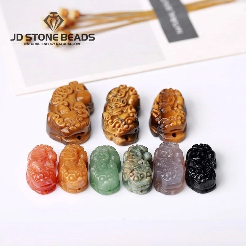 Natural Pixiu Brave Troops Agate Stone Beads Bangles & Bracelets Fashion Jewelry Lucky Energy Bracelet For Men Gift 2019 Making