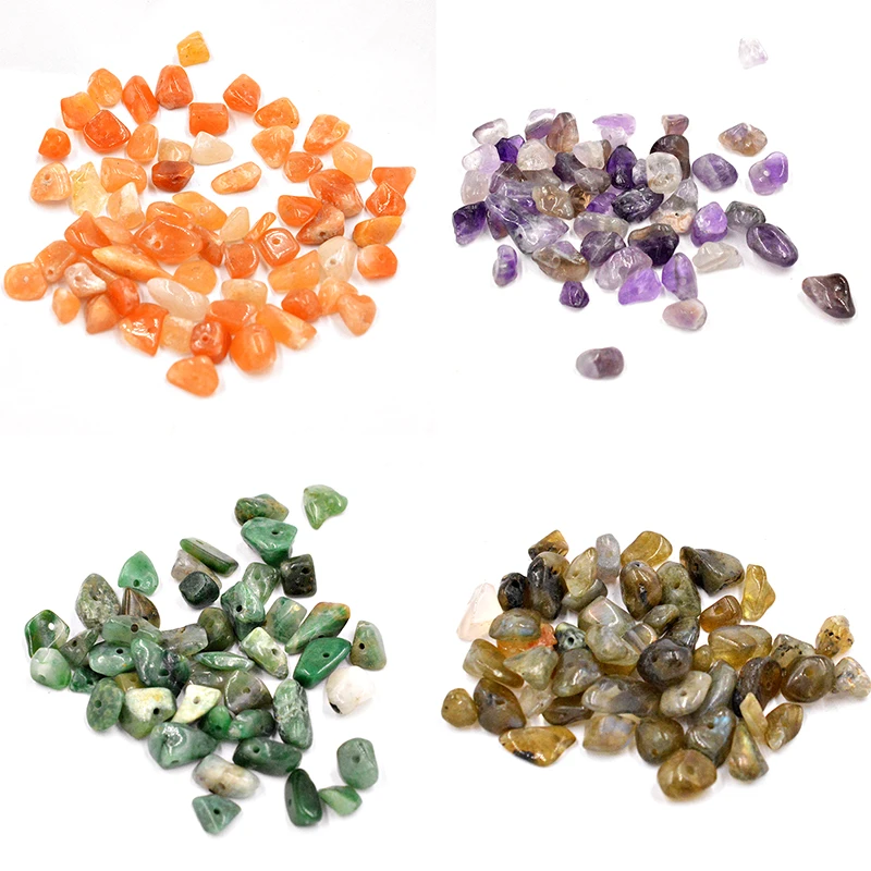 FLTMRH  Mix Natural Fluorite Stone Beads For Jewelry Making Irregular Side Hole DIY Bracelet Necklace Strand