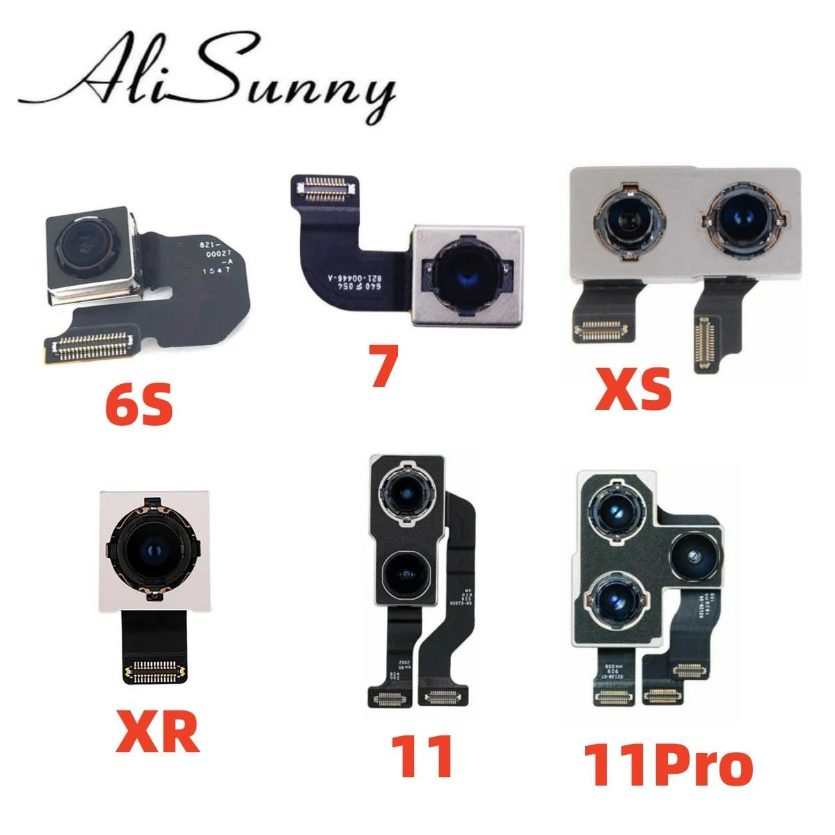 AliSunny 1pcs Back Camera Flex Cable for iPhone 6 6S Plus 6G 6Splus 6P Rear Camera Main Big Cam Replacment Parts