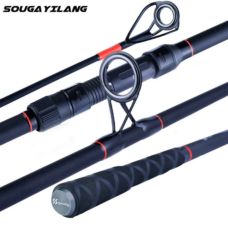 Sougayilang 3m 3.6m Top Quality Carbon Fiber Carp Fishing Rod Portable 3.5LB 6/7 Section Spinning Feeder Rod Hard Pole Pesca