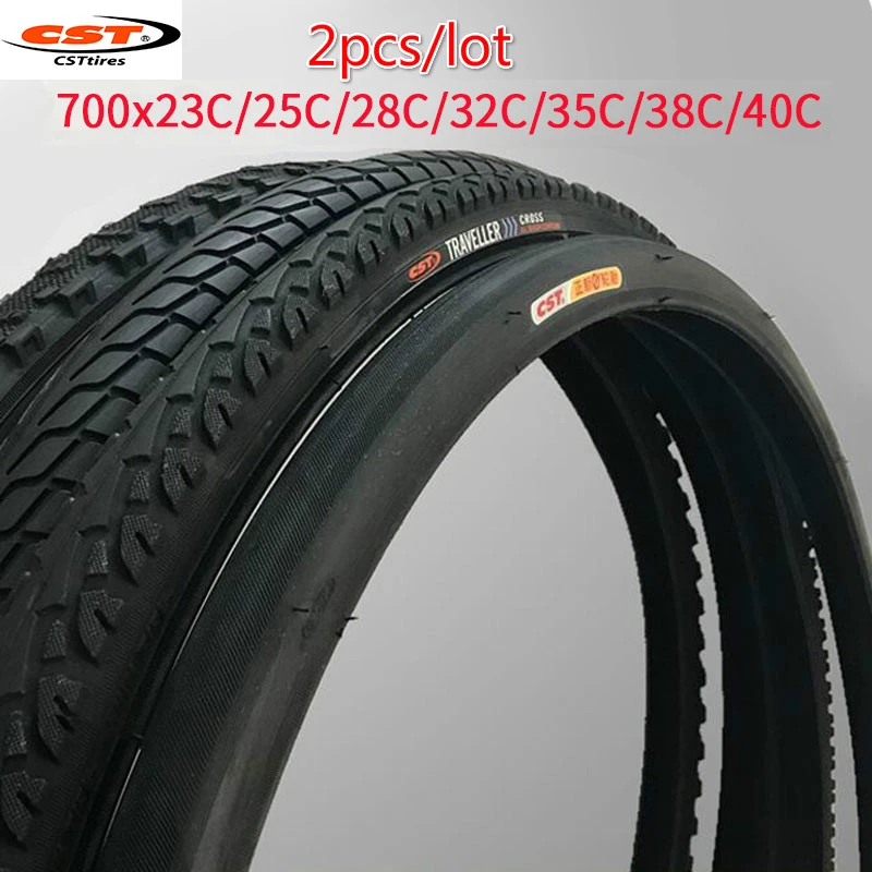 Cst 2PCS Original 700x23C/25C/28C/32C/35C/38C/40C Road Mountain Bike tire cycling 700x35C bicycle tyre bicycle tires mtb Cycling