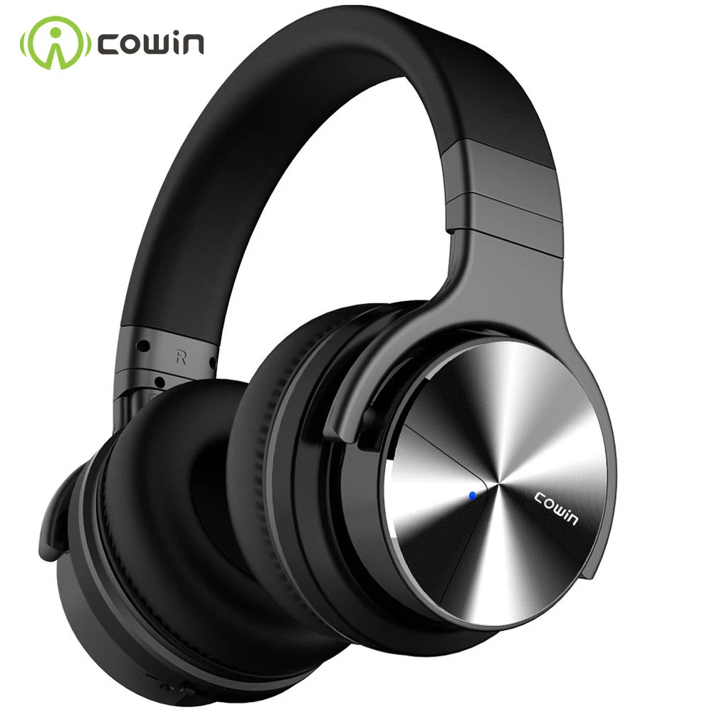 cowin E7PRO[Upgraded] Active Noise Cancelling Headphones Bluetooth Headphones Wireless Headset with Mic Deep Bass Over Ear