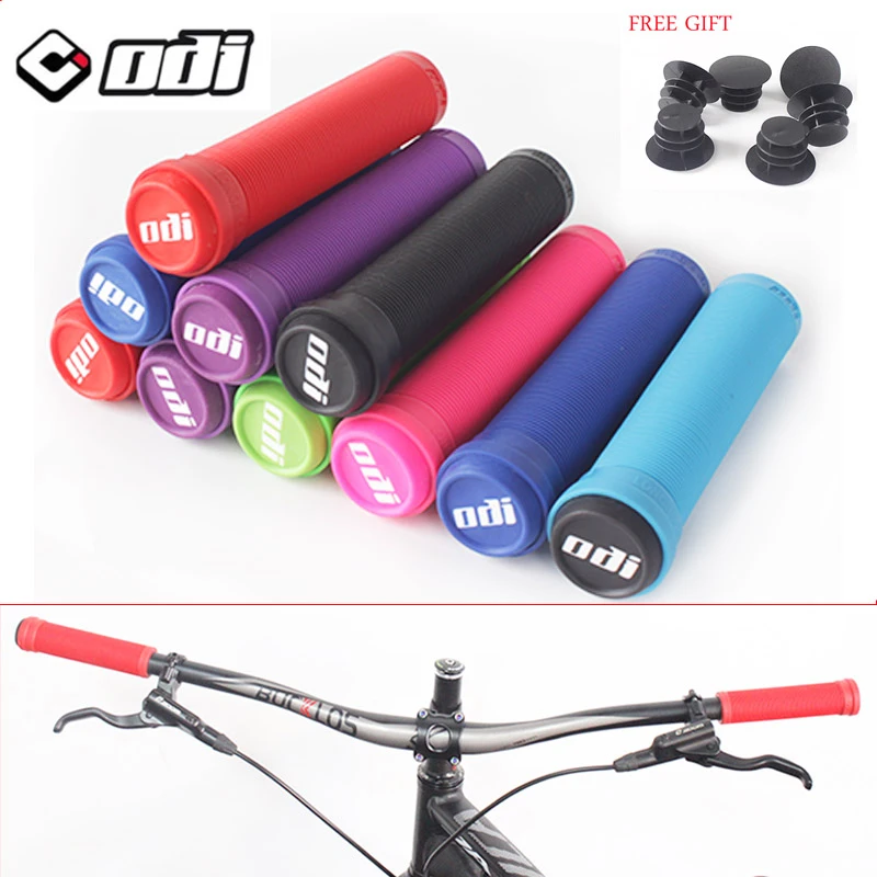 ODI Grips Silicone Bicycle Grips 22mm Road MTB Bike Handlebar Grip with Rubber Handle Bar End Plug Bicycle Accessories