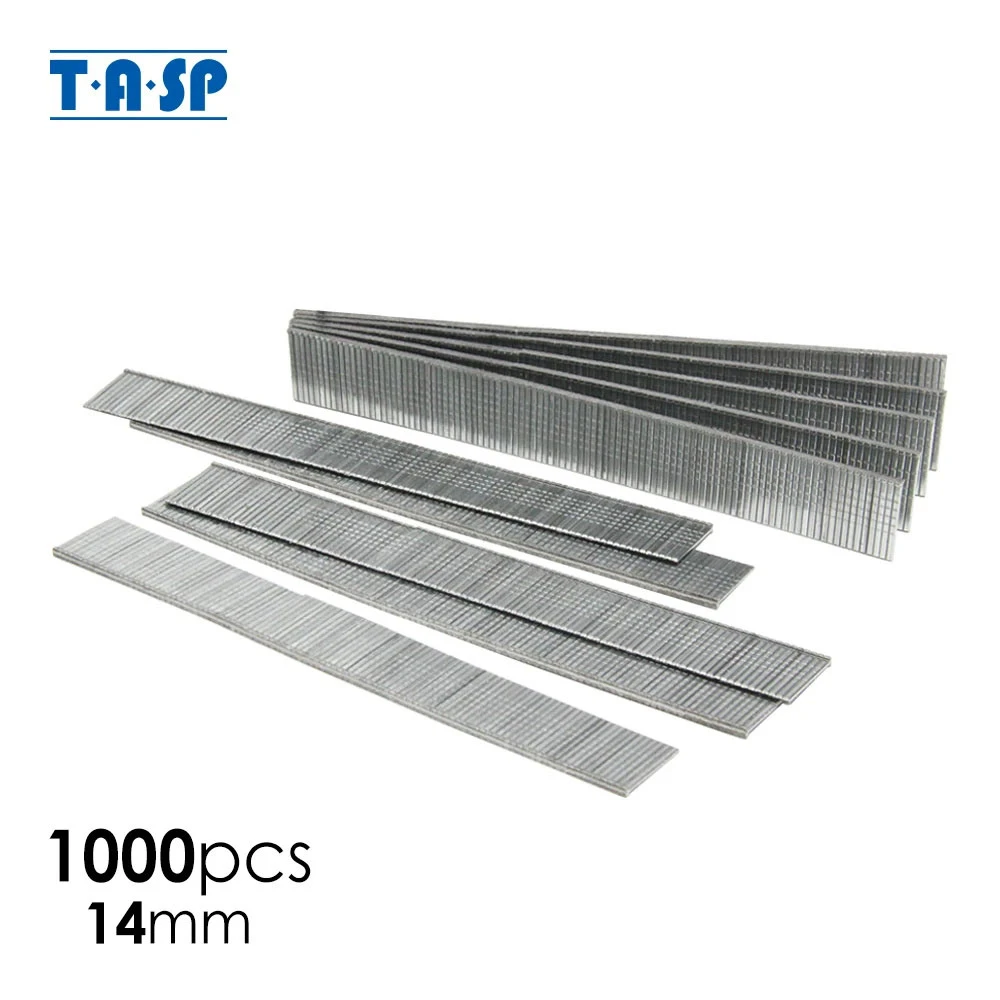 TASP 1000pcs 18 Gauge 15mm Brad Nails For Electric Stapler Nailer Tacker T-shaped Type 47 Staples for Nail Gun