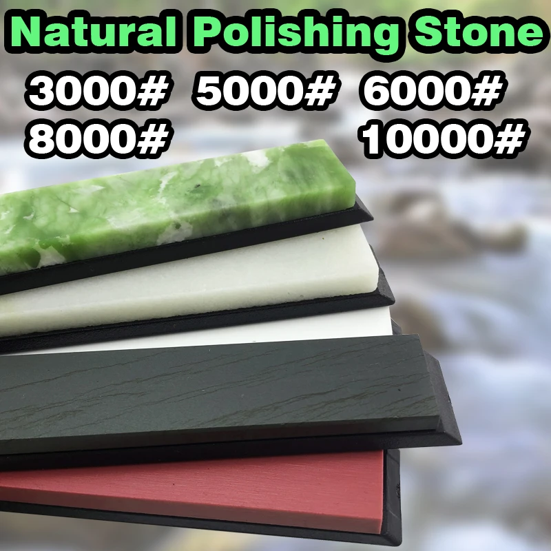 Sharpening Stone 3000 6000 10000# Natural Polishing Whetstone Knife Sharpener Fixed Knife Sharpener water for kitchen tools