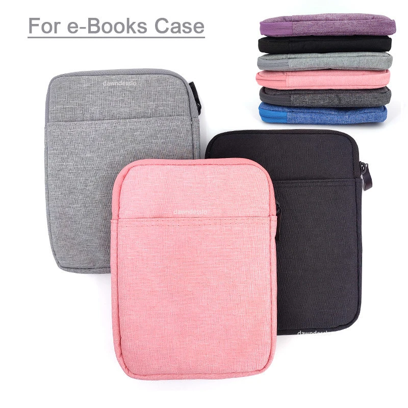 Soft Protect E-book Bag for Kindle Paperwhite 1234 Case Cover 6.0 Inch Shockproof Pocketbook Pouch Case for Amazon Kindle