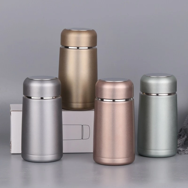 HOT SALE!! 320ML Mini Cute Coffee Vacuum Flasks Thermos Stainless Steel Travel Drink Water Bottle Thermoses Cups and Mugs