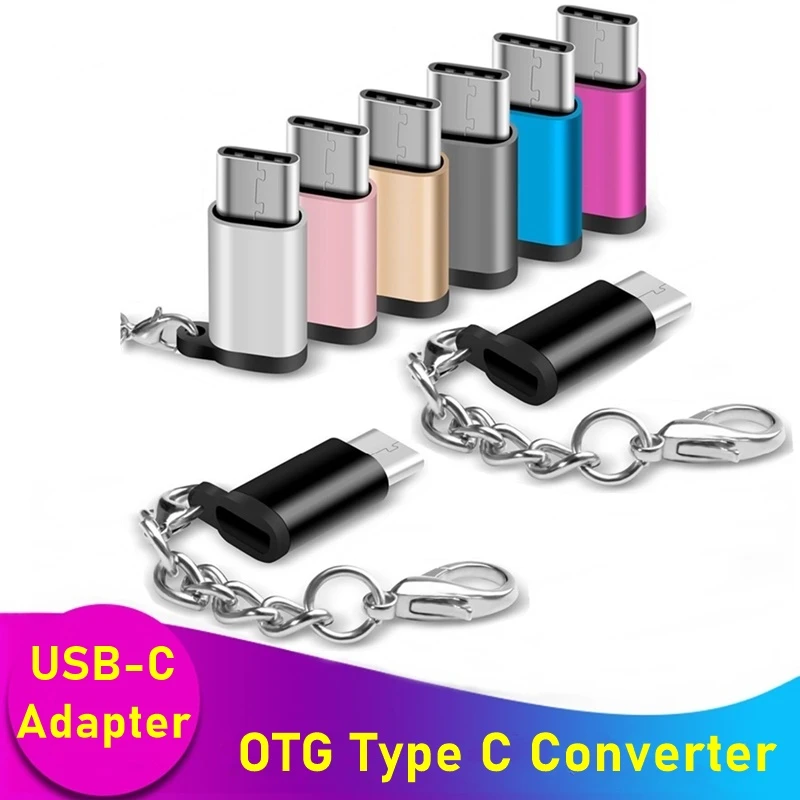 8Pack USB 3.1 Type C OTG Adapter Micro USB to Type C Adaptador Usb Tipo C For Samsung S9 Note 8 S8 +LG G5 G6 V20 Huawei Type-c