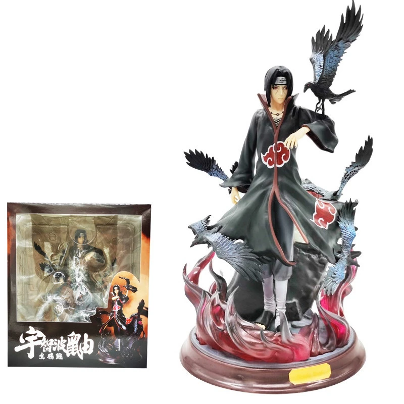 Naruto GK Action Figure Shippuden Anime Model Uzumaki Uchiha Itachi Akatsuki PVC Statue Collectible Toys Doll Figma for kids