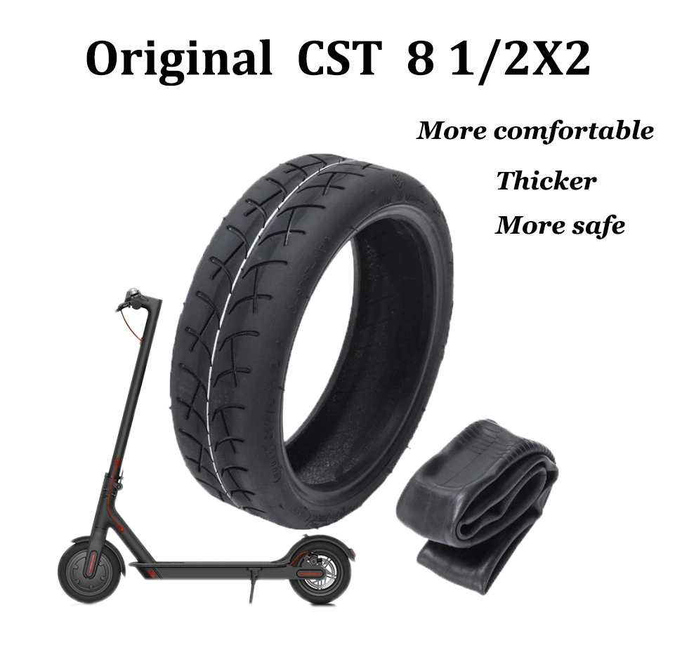 Upgraded  CST Inflatable Tires for Xiaomi Mijia M365 Electric Scooter Tire 8 1/2X2 Tube Tyre Replace Inner Camera