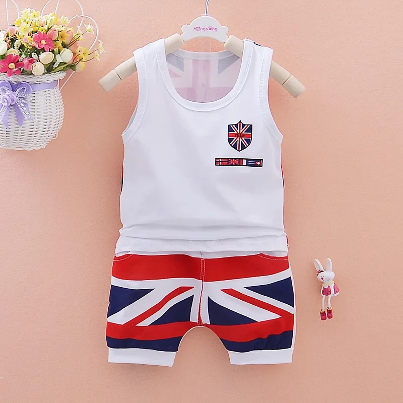 Summer Children Kid Boys Girls Cotton Clothes Gentleman Tie Shirt Shorts Toddler Clothing Baby Tracksuits Infant Casual Suit Set