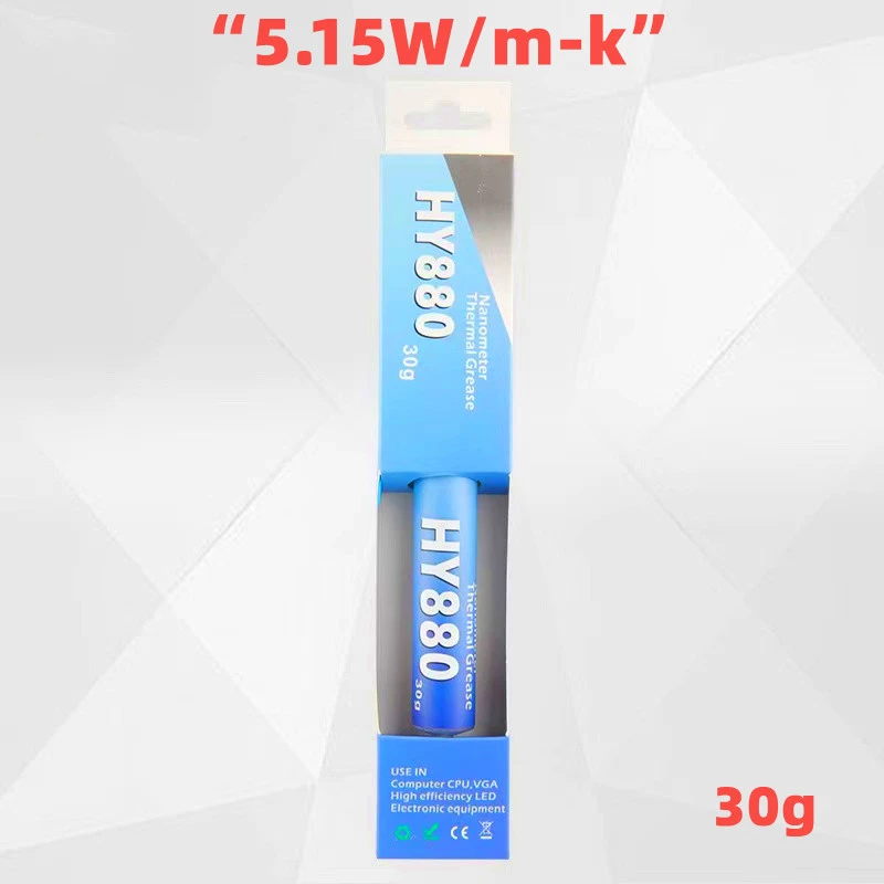 1.93W/m-k HY510 10g/30g silicone thermal paste heat transfer grease heat sink CPU GPU chipset notebook computer cooling Syringe