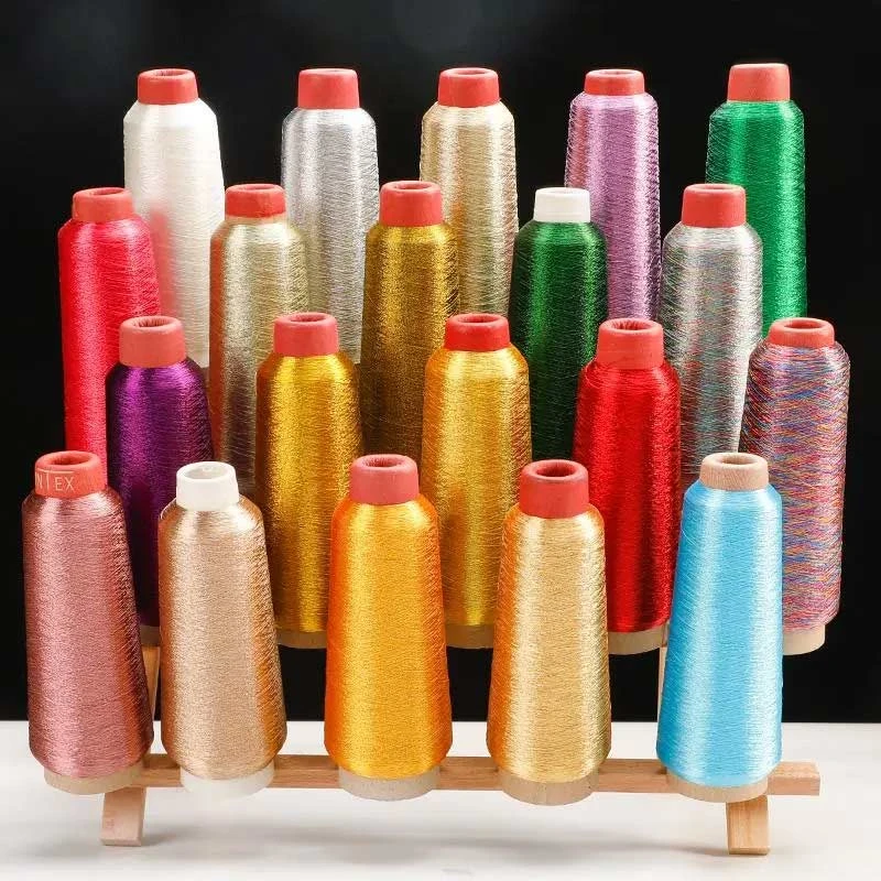 Cross-stitch gold and silver thread / computer embroidery sewing thread / hand stitching / sewing thread / embroidery manual DIY