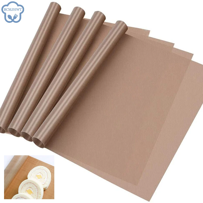 3pcs/Set 40*60cm Or 30*40cm Reusable Resistant Baking Mat Sheet Oil-Proof Paper Baking Oven Tool Non-Stick Ship By Roll