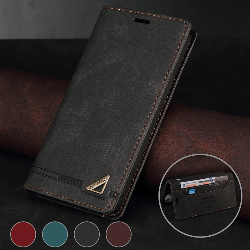 Leather case For Samsung S21 S20 Fe S10 S9 S8 plus A12 A32 A02s A52 A72 5G A21s A31 A51 A71 A20 A50 A70 J6 J8 2018 J3 J5 J7 2017