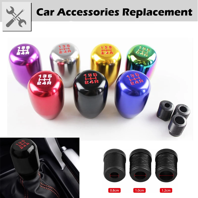 Racing 5 Speed Gear Shift Knob Aluminum Alloy  JDM MT Gear Stick Shifter For Manual Transmission Replacements  Car Accessories