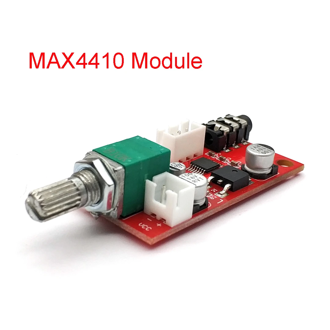 MAX4410 Headphone Amplifier Board Headset Amplifier Mini Amp For Pre-amplifier Single Battery Power