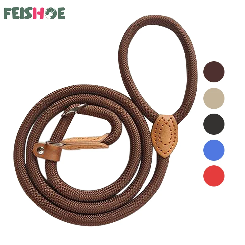 Dog Leash Nylon Pet Lead Leash Adjustable Dog Harness Durable Rope Belt Lightweight Dog Accessories Walking Training Pet Collar