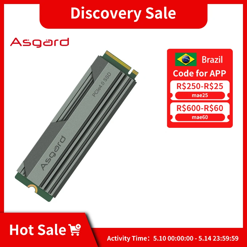 Asgard M.2 ssd M2 256gb 512gb 1T PCIe NVME Solid State Drive 2280 Internal Hard Disk for  Desktop Laptop